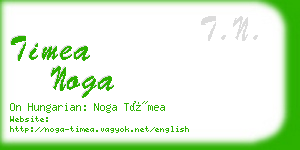 timea noga business card